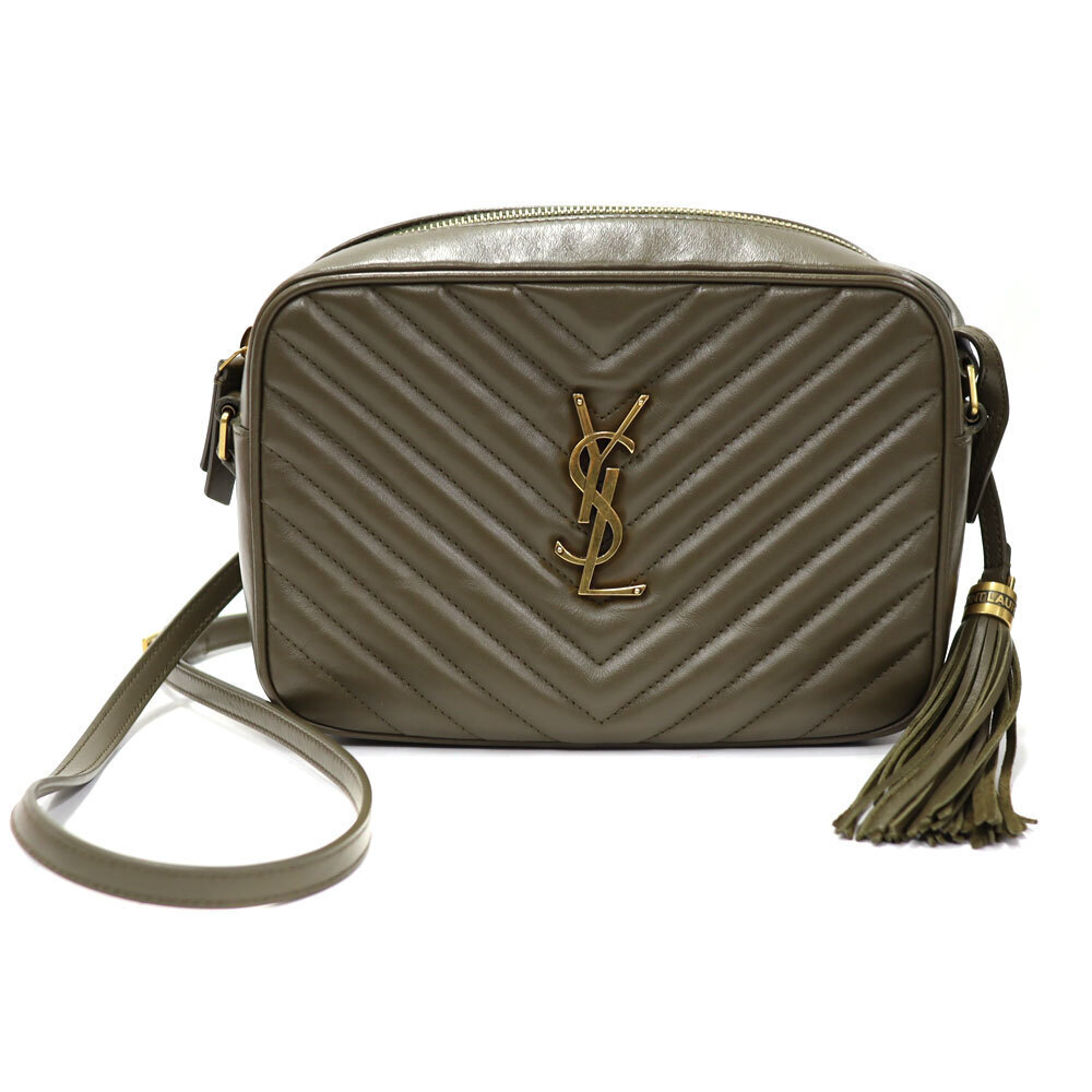 Yves Saint Laurent Lou Camera Bag Khaki Green